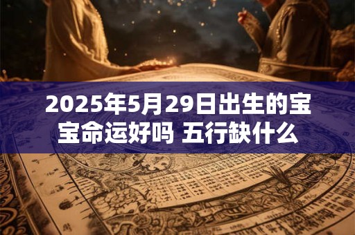 2025年5月29日出生的宝宝命运好吗 五行缺什么