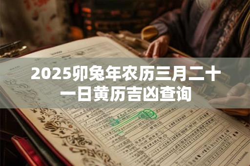 2025卯兔年农历三月二十一日黄历吉凶查询