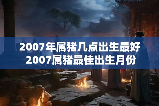 2007年属猪几点出生最好 2007属猪最佳出生月份