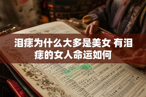 泪痣为什么大多是美女 有泪痣的女人命运如何