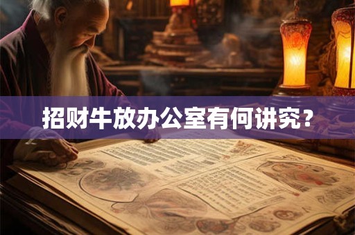 招财牛放办公室有何讲究？