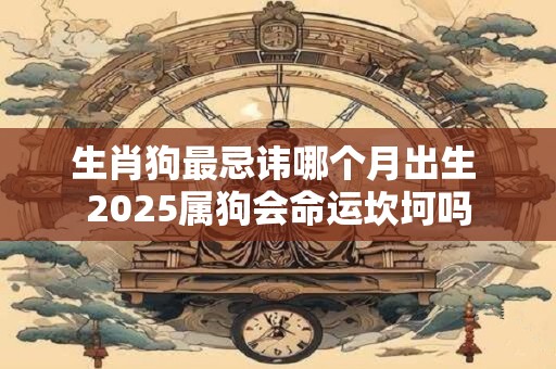 生肖狗最忌讳哪个月出生 2025属狗会命运坎坷吗