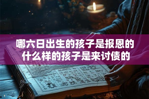 哪六日出生的孩子是报恩的 什么样的孩子是来讨债的