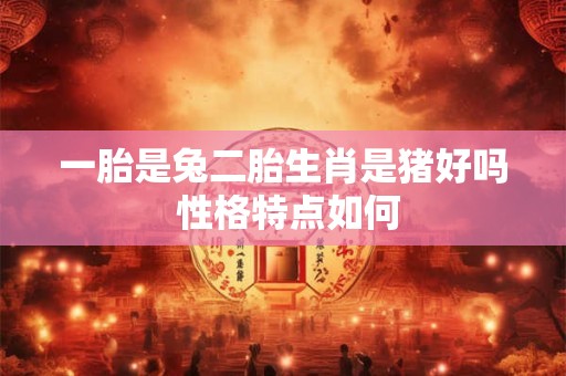 一胎是兔二胎生肖是猪好吗 性格特点如何