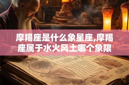 摩羯座是什么象星座,摩羯座属于水火风土哪个象限
