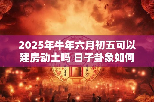 2025年牛年六月初五可以建房动土吗 日子卦象如何