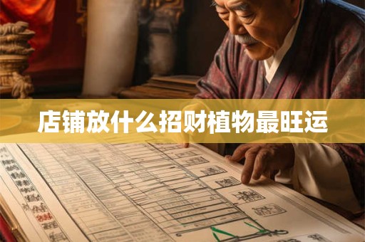 店铺放什么招财植物最旺运
