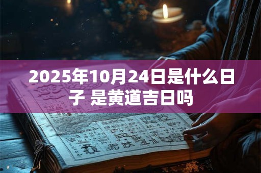 2026年10月24日是什么日子 是黄道吉日吗