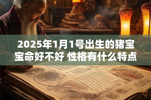 2025年1月1号出生的猪宝宝命好不好 性格有什么特点