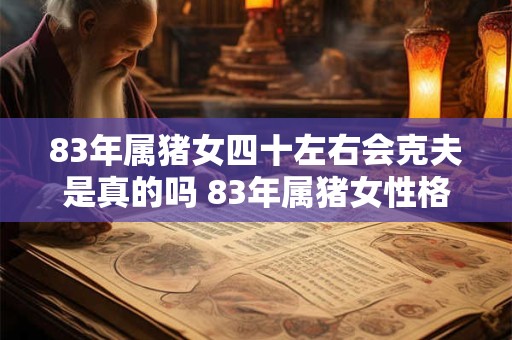 83年属猪女四十左右会克夫是真的吗 83年属猪女性格
