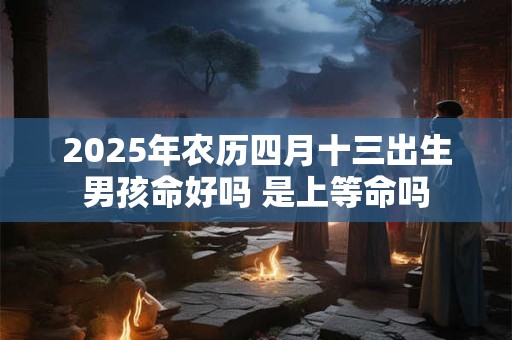 2025年农历四月十三出生男孩命好吗 是上等命吗 2025年农历四月十三出生男孩命好吗 是上等命吗