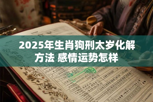 2025年生肖狗刑太岁化解方法 感情运势怎样