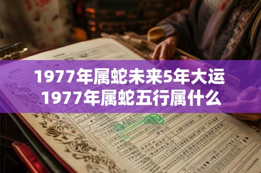 1977年属蛇未来5年大运 1977年属蛇五行属什么
