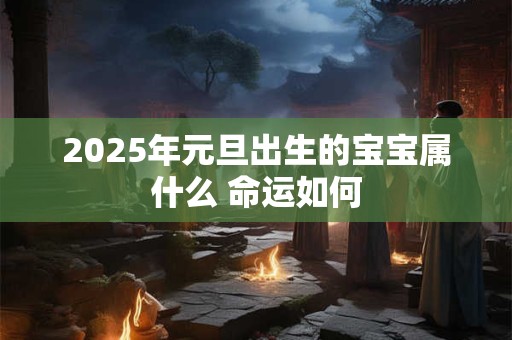 2026年元旦出生的宝宝属什么 命运如何