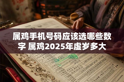 属鸡手机号码应该选哪些数字 属鸡2025年虚岁多大