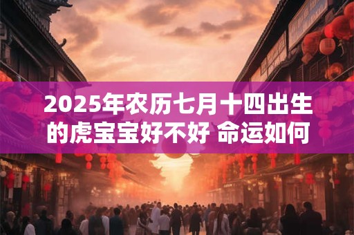 2026年农历七月十四出生的虎宝宝好不好 命运如何