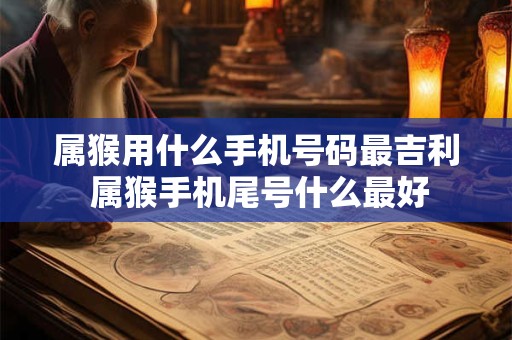 属猴用什么手机号码最吉利 属猴手机尾号什么最好