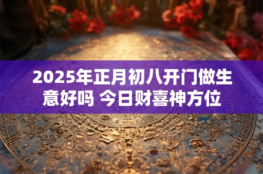 2025年正月初八开门做生意好吗 今日财喜神方位