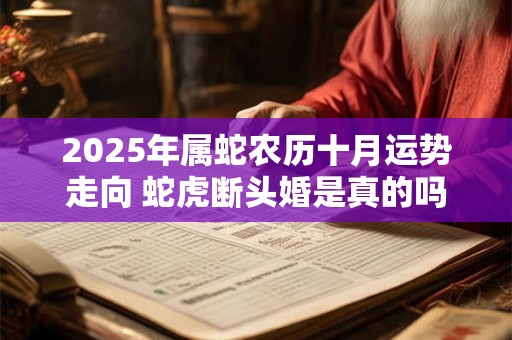 2025年属蛇农历十月运势走向 蛇虎断头婚是真的吗