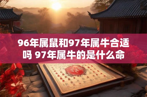 96年属鼠和97年属牛合适吗 97年属牛的是什么命