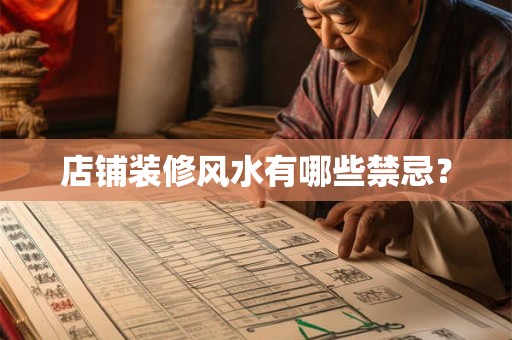 店铺装修风水有哪些禁忌？