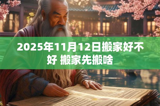2025年11月12日搬家好不好 搬家先搬啥