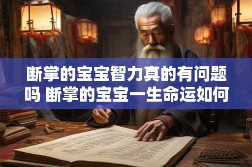 断掌的宝宝智力真的有问题吗 断掌的宝宝一生命运如何