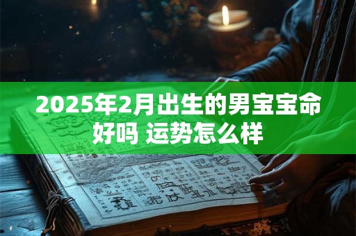 2025年2月出生的男宝宝命好吗 运势怎么样