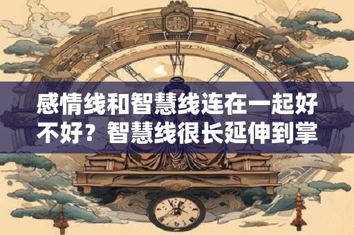 感情线和智慧线连在一起好不好？智慧线很长延伸到掌边