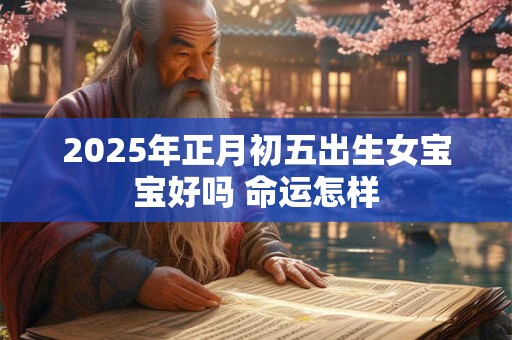 2025年正月初五出生女宝宝好吗 命运怎样