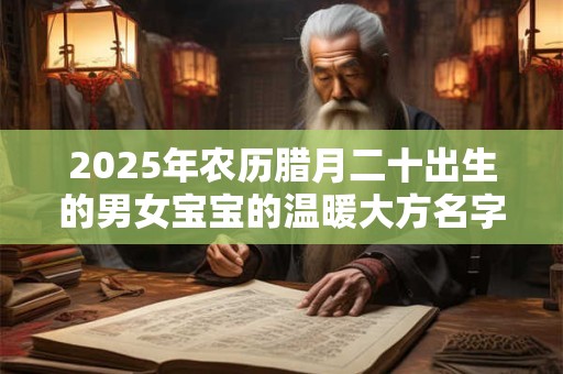 2025年农历腊月二十出生的男女宝宝的温暖大方名字大全