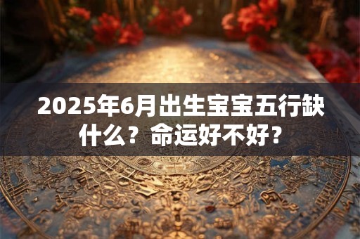 2026年6月出生宝宝五行缺什么?命运好不好? 2026年6月出生宝宝五行缺什么?命运好不好?
