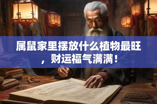 属鼠家里摆放什么植物最旺,财运福气满满! 属鼠家里摆放什么植物最旺,财运福气满满!