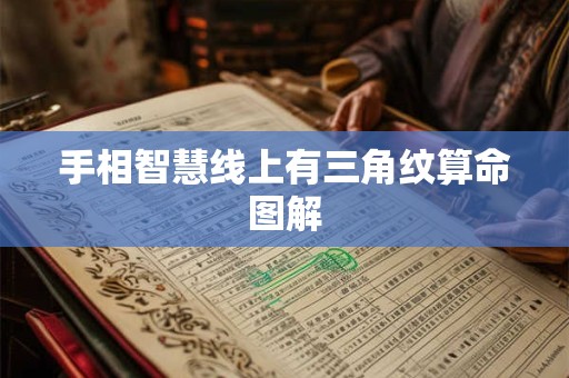 手相智慧线上有三角纹算命图解