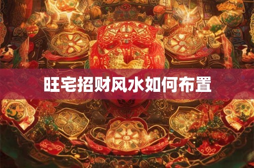 旺宅招财风水如何布置
