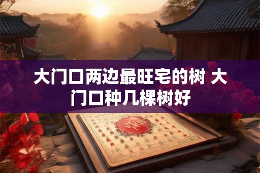 大门口两边最旺宅的树 大门口种几棵树好 大门口两边最旺宅的树 大门口种几棵树好
