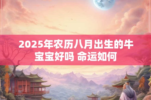 2025年农历八月出生的牛宝宝好吗 命运如何