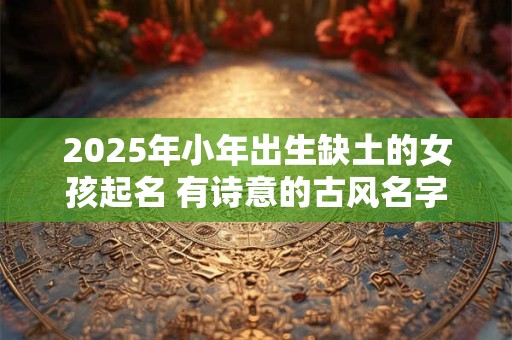 2025年小年出生缺土的女孩起名 有诗意的古风名字