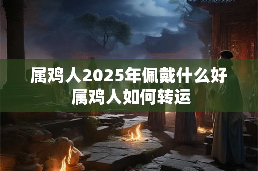 属鸡人2025年佩戴什么好 属鸡人如何转运