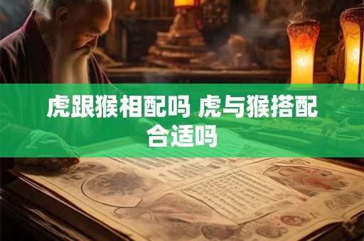虎跟猴相配吗 虎与猴搭配合适吗