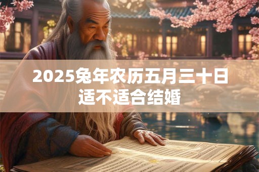 2025兔年农历五月三十日适不适合结婚