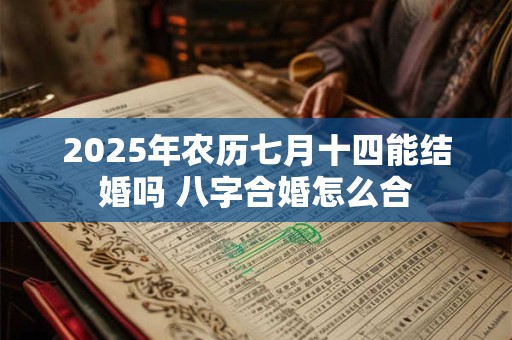 2025年农历七月十四能结婚吗 八字合婚怎么合
