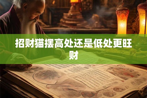 招财猫摆高处还是低处更旺财