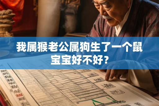 我属猴老公属狗生了一个鼠宝宝好不好？