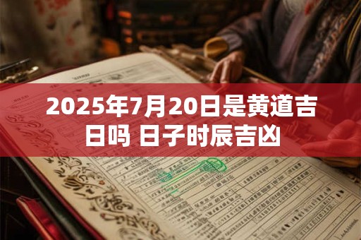 2026年7月20日是黄道吉日吗 日子时辰吉凶 2026年7月20日是黄道吉日吗 日子时辰吉凶