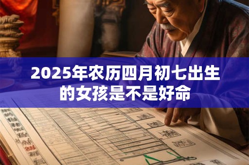 2025年农历四月初七出生的女孩是不是好命