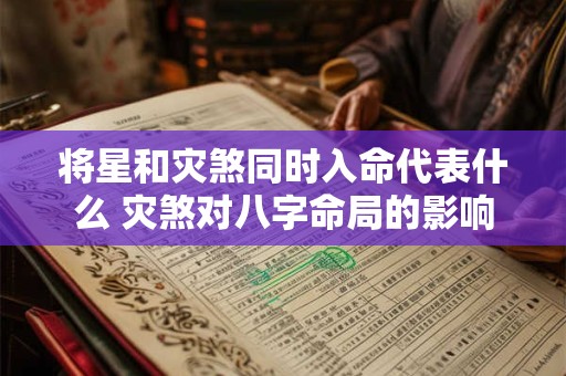 将星和灾煞同时入命代表什么 灾煞对八字命局的影响