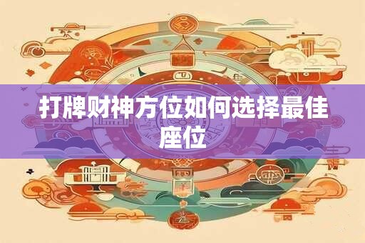 打牌财神方位如何选择最佳座位
