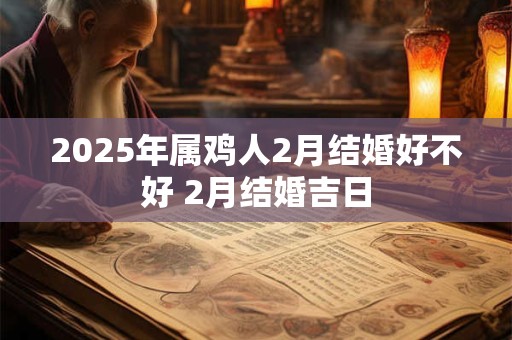 2025年属鸡人2月结婚好不好 2月结婚吉日