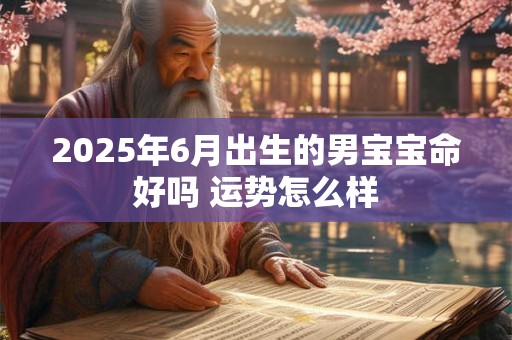 2025年6月出生的男宝宝命好吗 运势怎么样 2025年6月出生的男宝宝命好吗 运势怎么样